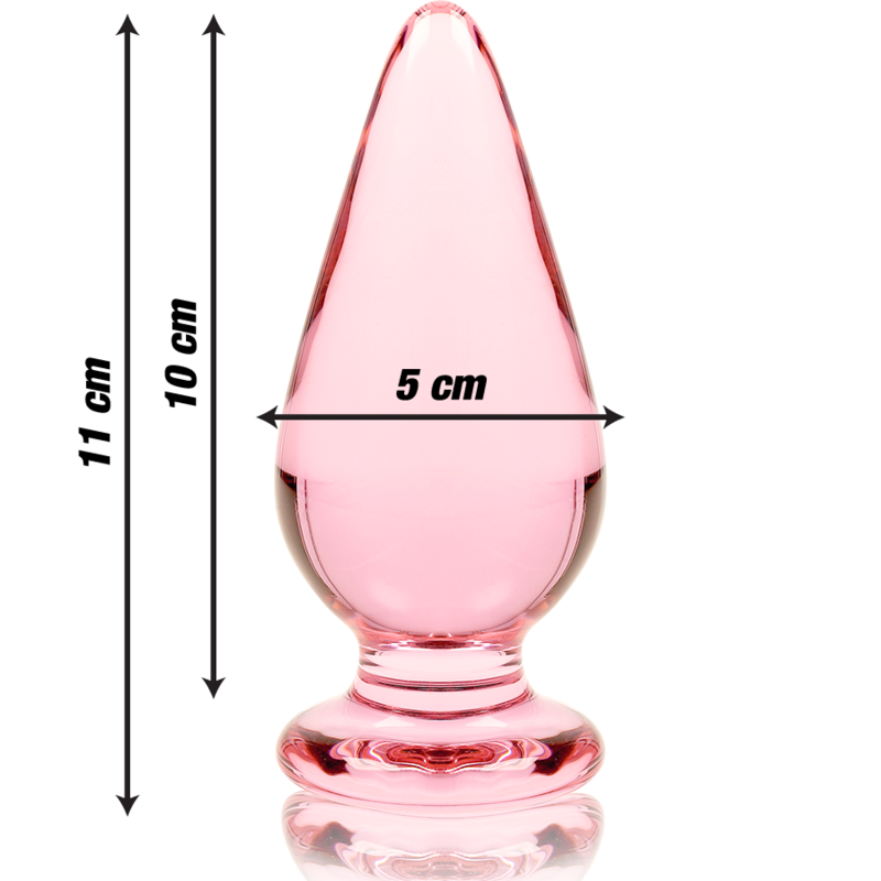 Dildo Sticla NEBULA SERIES BY IBIZA Model 4 anal plug borosilicate glass 11 cm [4]