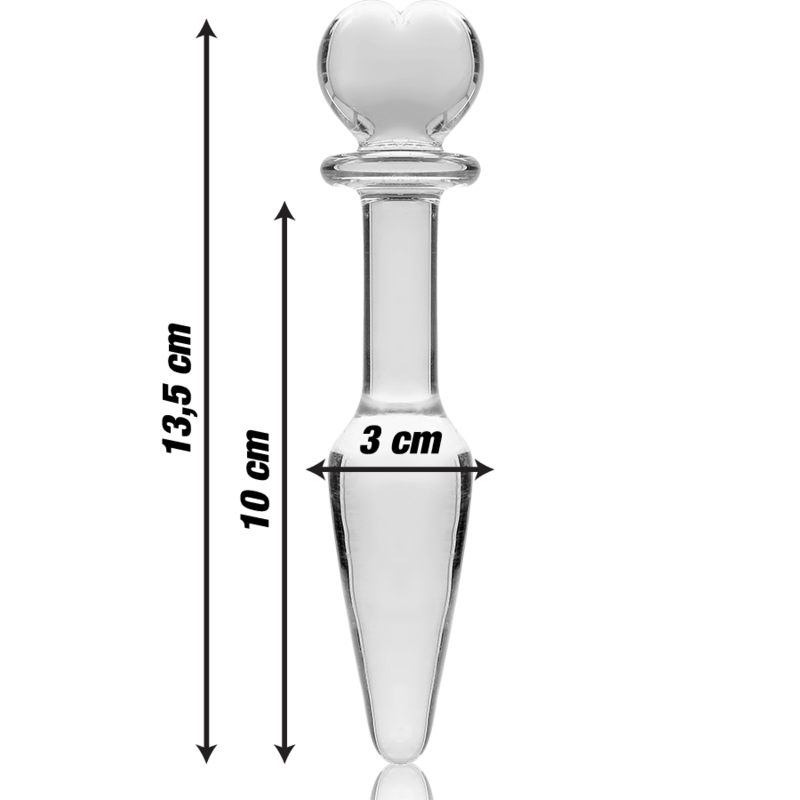 Dildo Sticla NEBULA SERIES BY IBIZA model 7 anal plug borosilicate glass 13.5 cm [2]