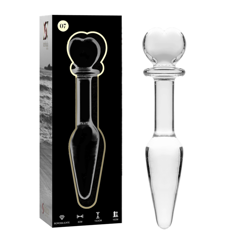 Dildo Sticla NEBULA SERIES BY IBIZA model 7 anal plug borosilicate glass 13.5 cm [3]