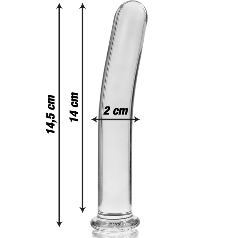 Dildo Sticla NEBULA SERIES BY IBIZA Model 8 dildo borosilicate glass 14.5 cm [4]