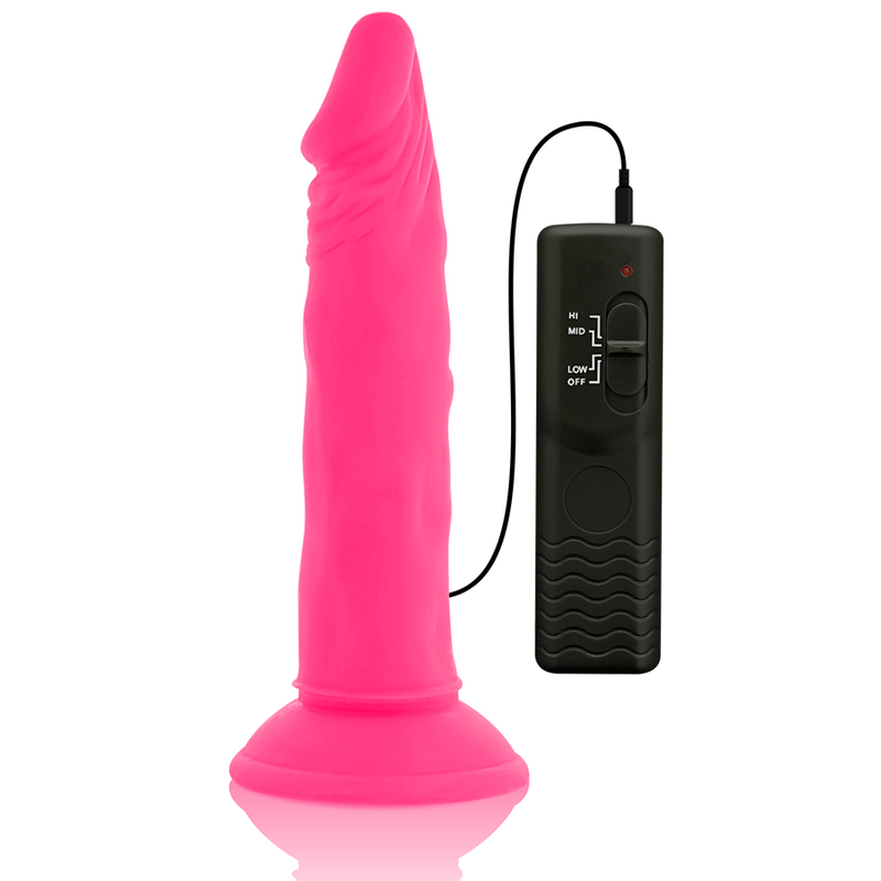 Dildo Vibrator Diversia Flexible vibrating dildo 23 cm -o- 4.3 cm [2]
