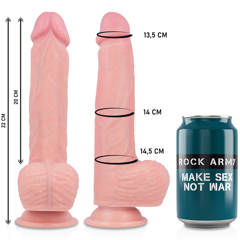 Dildo Vibrator Rockarmy Rotation and vibration hawk realistic 22 cm [4]