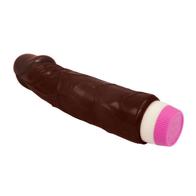 Dildo Baile Waves Of Pleasure Vibrator Brown 19.5 cm [5]