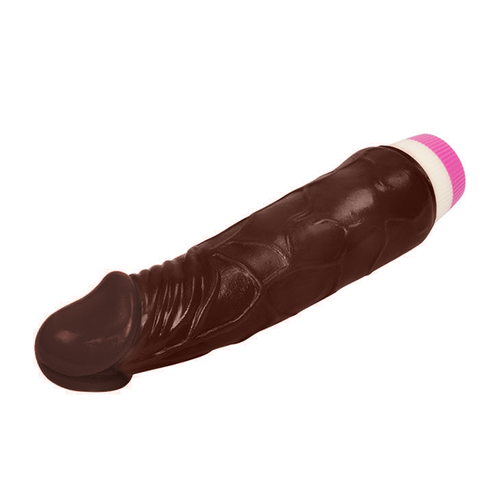 Dildo Baile Waves Of Pleasure Vibrator Brown 19.5 cm [6]