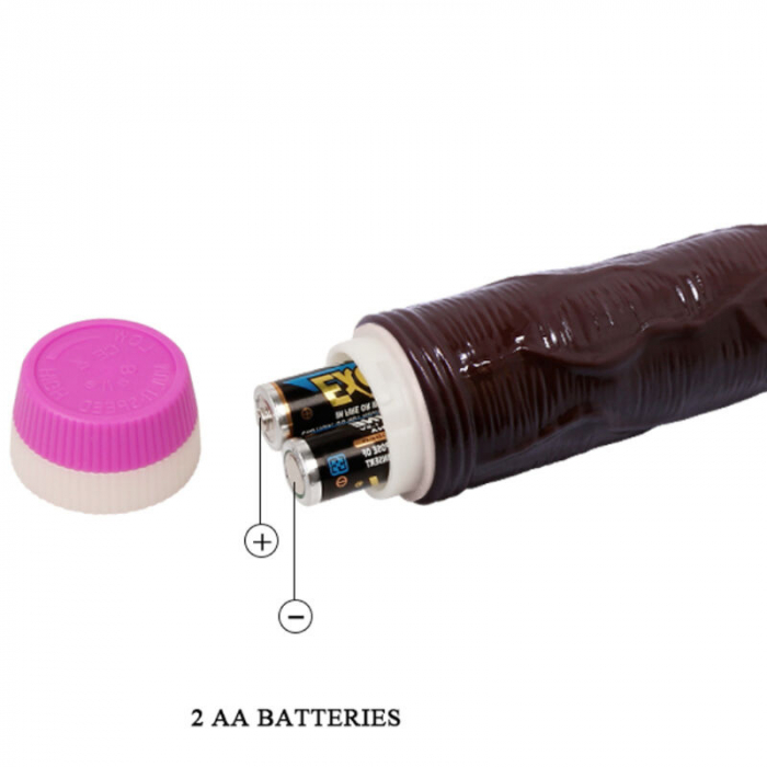 Dildo Baile Waves Of Pleasure Vibrator Brown 23 cm [4]