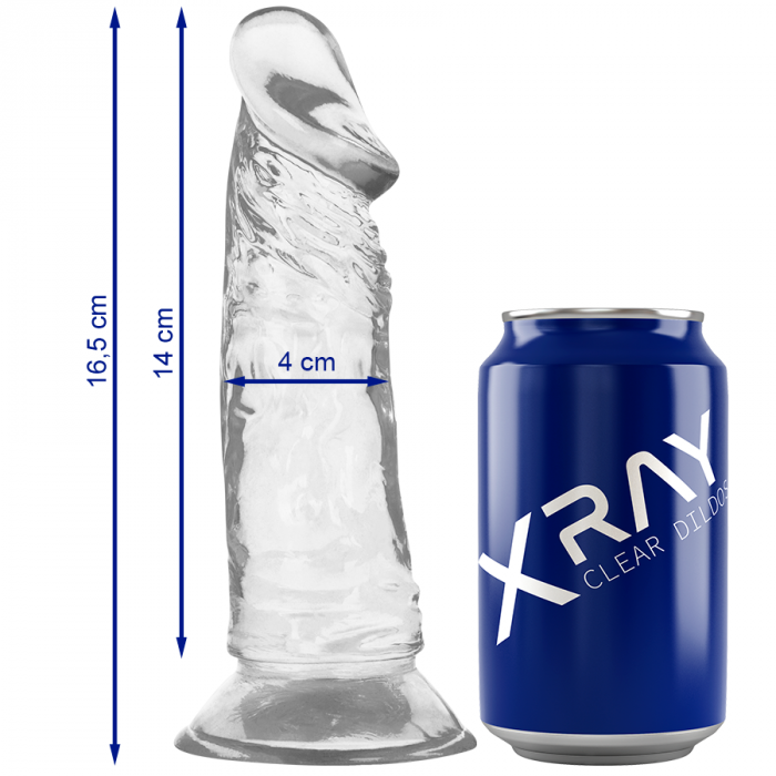 Dildo X-ray Clear Cock 16.5 cm [3]