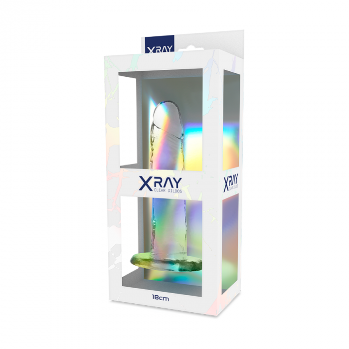 Dildo X-ray Clear Cock 18 cm [2]