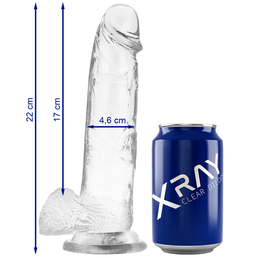 Dildo X-Ray Clear Cock 22 cm [1]