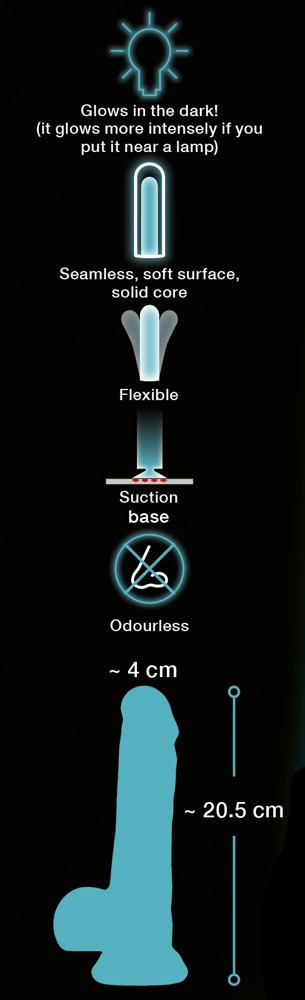 Dildo You2Toys Glow in the Dark [6]