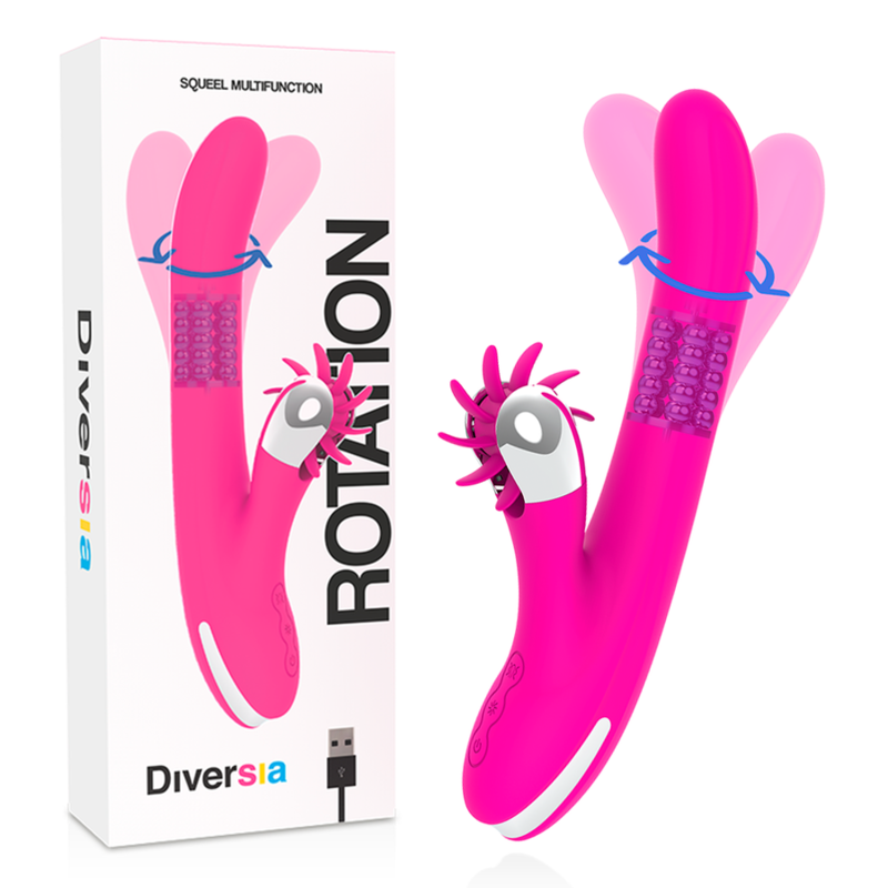Vibrator Diversia Bunny rotation 24 cm [9]