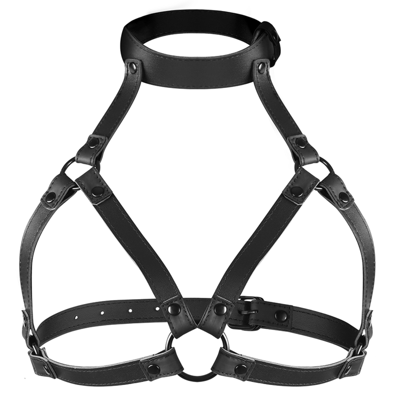 Ham Fetish Submissive Bondage Adjustable Chest Harness [4]