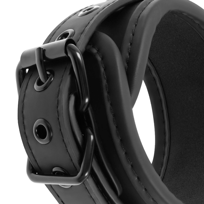 Set Imobilizare Fetish Submissive Bondage Open legs position with noprene lining handcuffs [5]