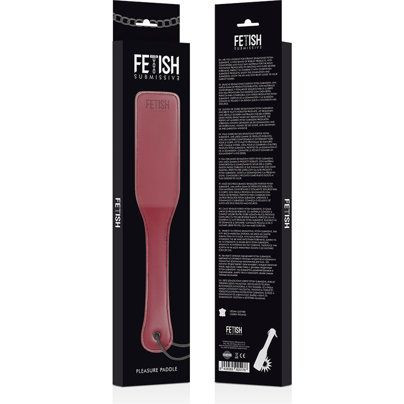 Bici Piele Rosu Fetish Submissive Vegan leather whip [2]