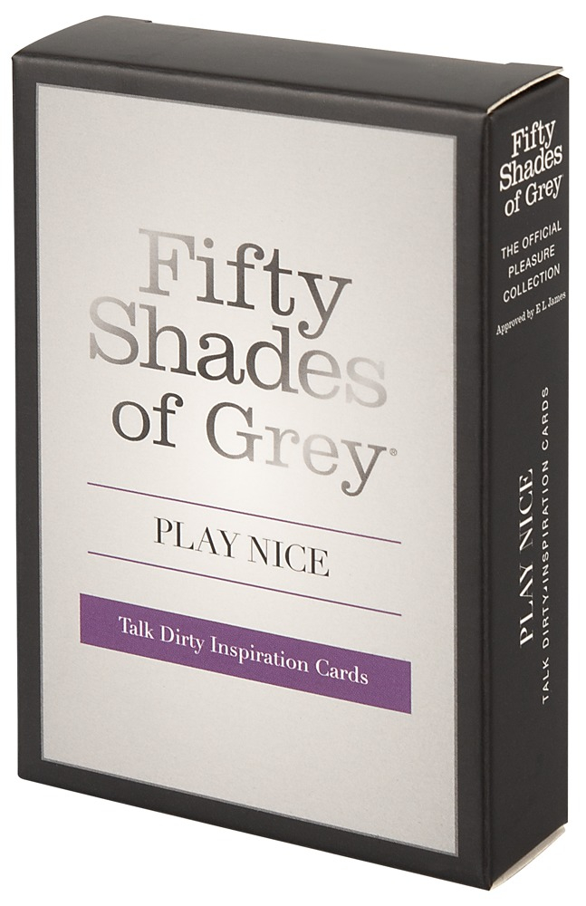 Joc Erotic Carti Fifty Shades of Grey Play Nice Talk Dirty Inspiration Cards [4]