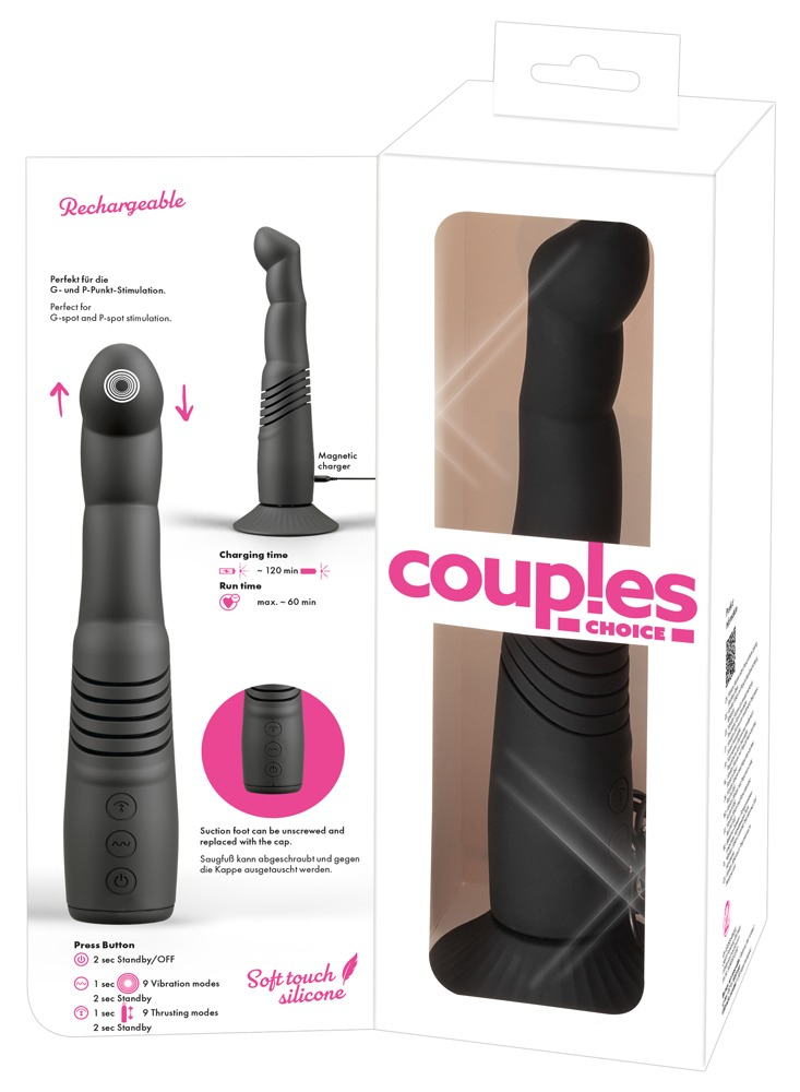 Vibrator Punct G Prostata Couples Choice G and P-Spot Thrusting Vibrator [14]