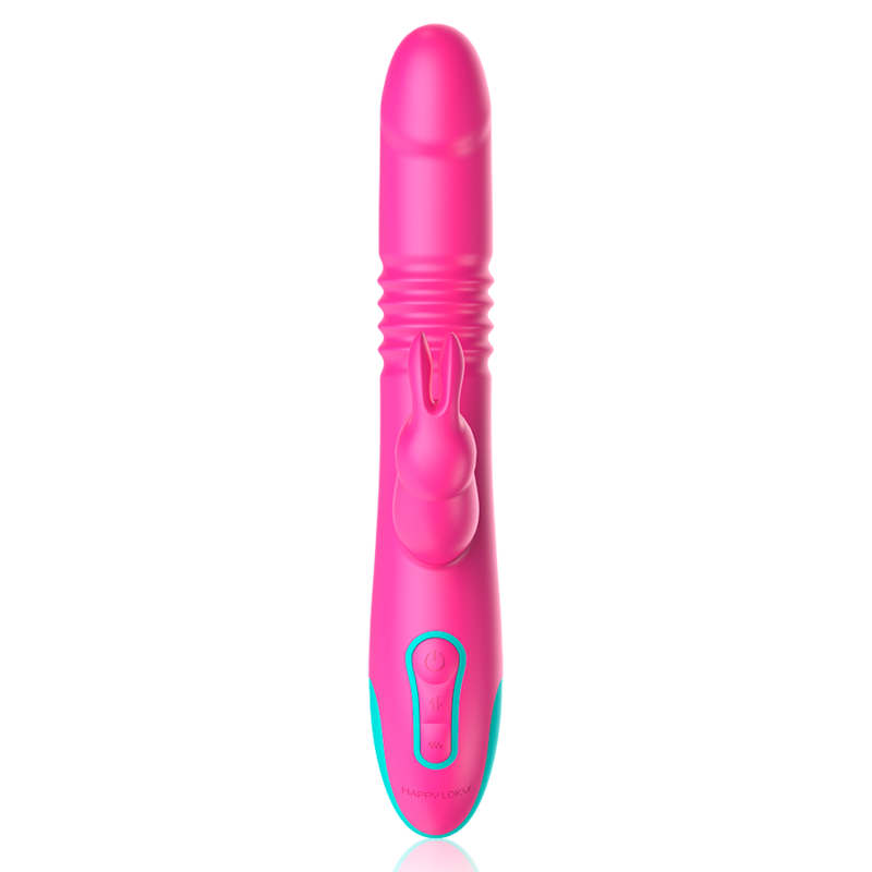 Vibrator Tripla Stimulare Happy Loky Donald triple stimulation: anal, g-spot clitoral watchme [5]