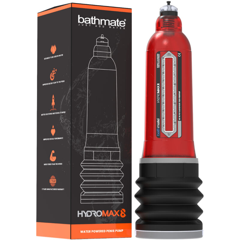 Hidropompa Penis Bathmate Hydromax 8 Red [1]