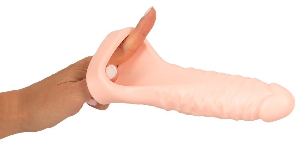 Inel Penis Cu Dildo Double Fucker + Vibration Realistixxx [4]