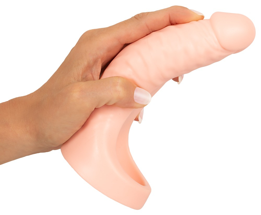 Inel Penis Cu Dildo Double Fucker + Vibration Realistixxx [3]