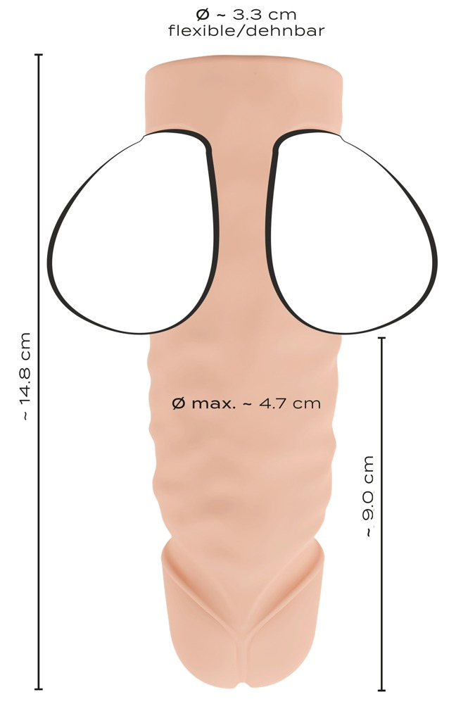 Inel Testicular Ball Stretcher Realistixxx [10]