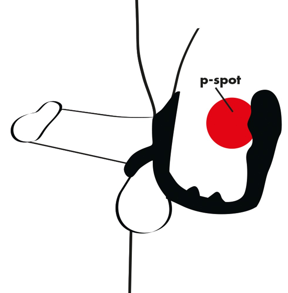 Inel Penis Testicule Barbati Black Velvets Ring & Plug [8]