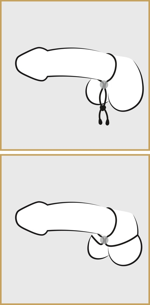 Inel Vibrator Penis Testicule Barbati Bad Kitty Cock & Ball Loop [4]