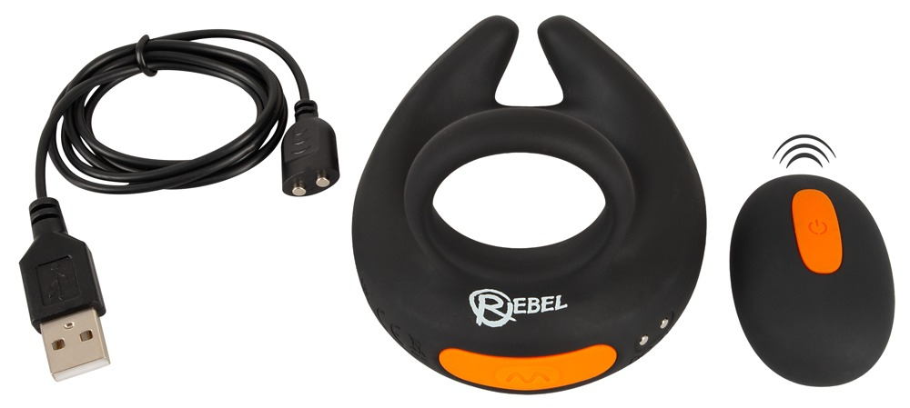 Inel Vibrator Penis Testicule Barbati Rebel RC Scrotum Stimulator with Vibrations [11]
