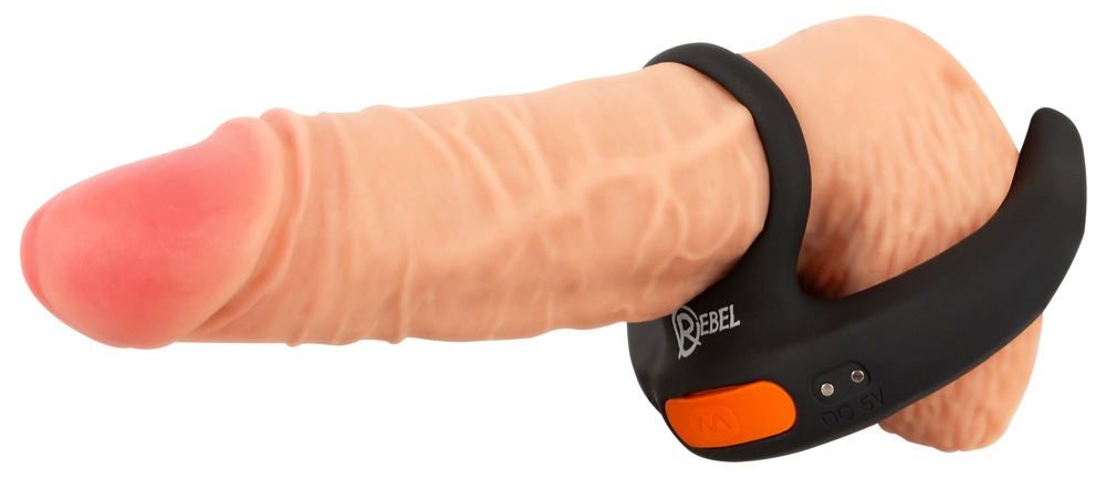 Inel Vibrator Penis Testicule Barbati Rebel RC Scrotum Stimulator with Vibrations [2]