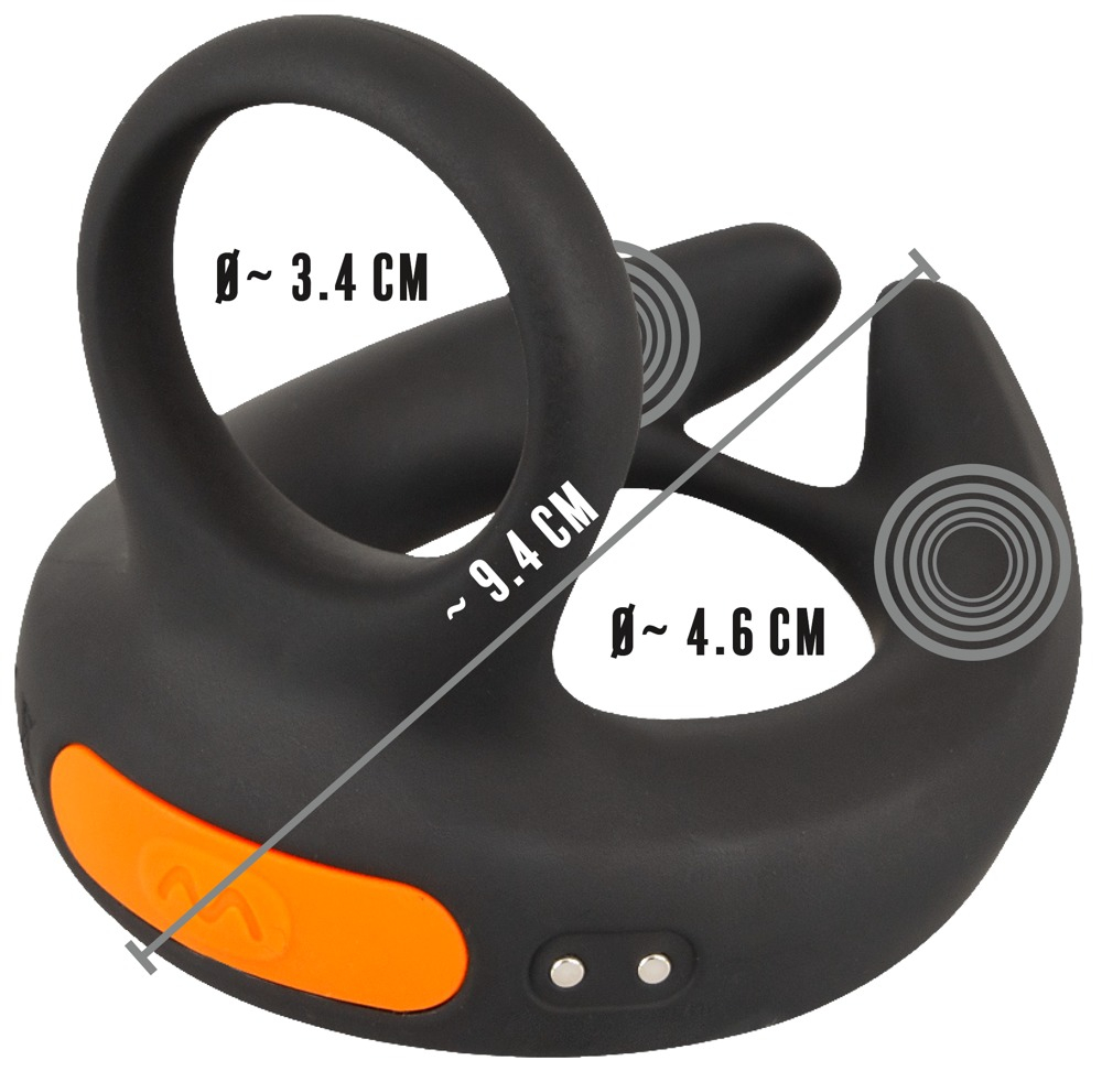 Inel Vibrator Penis Testicule Barbati Rebel RC Scrotum Stimulator with Vibrations [12]