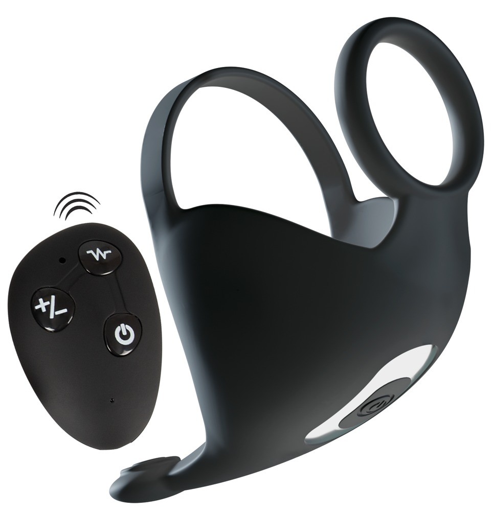 Inel Vibrator Penis Testicule Barbati Rebel Cock Ring with RC Ball Massager [1]