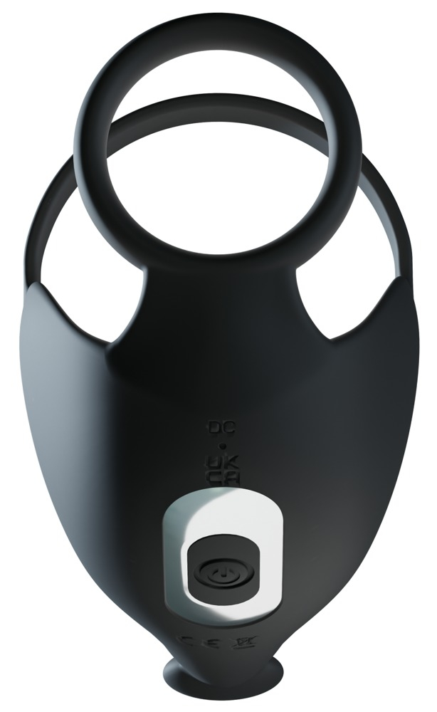 Inel Vibrator Penis Testicule Barbati Rebel Cock Ring with RC Ball Massager [4]