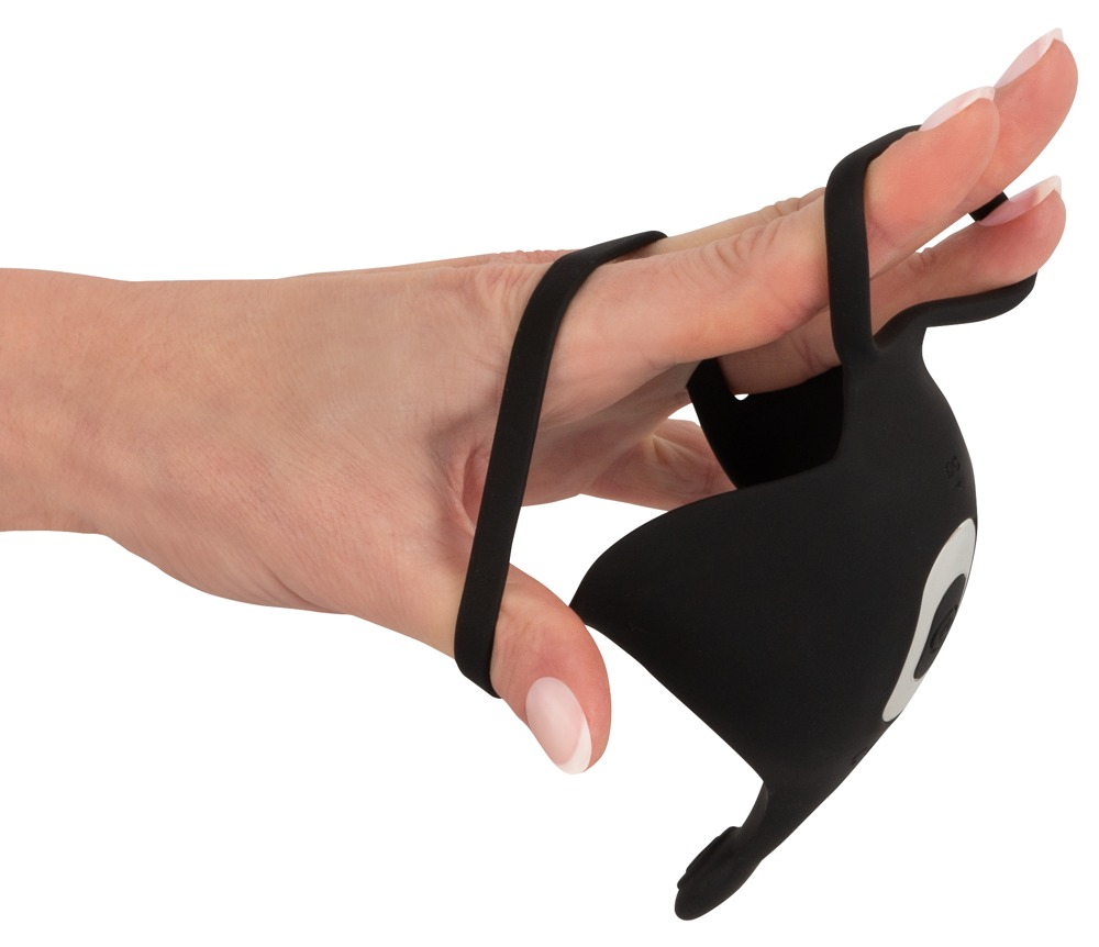 Inel Vibrator Penis Testicule Barbati Rebel Cock Ring with RC Ball Massager [7]