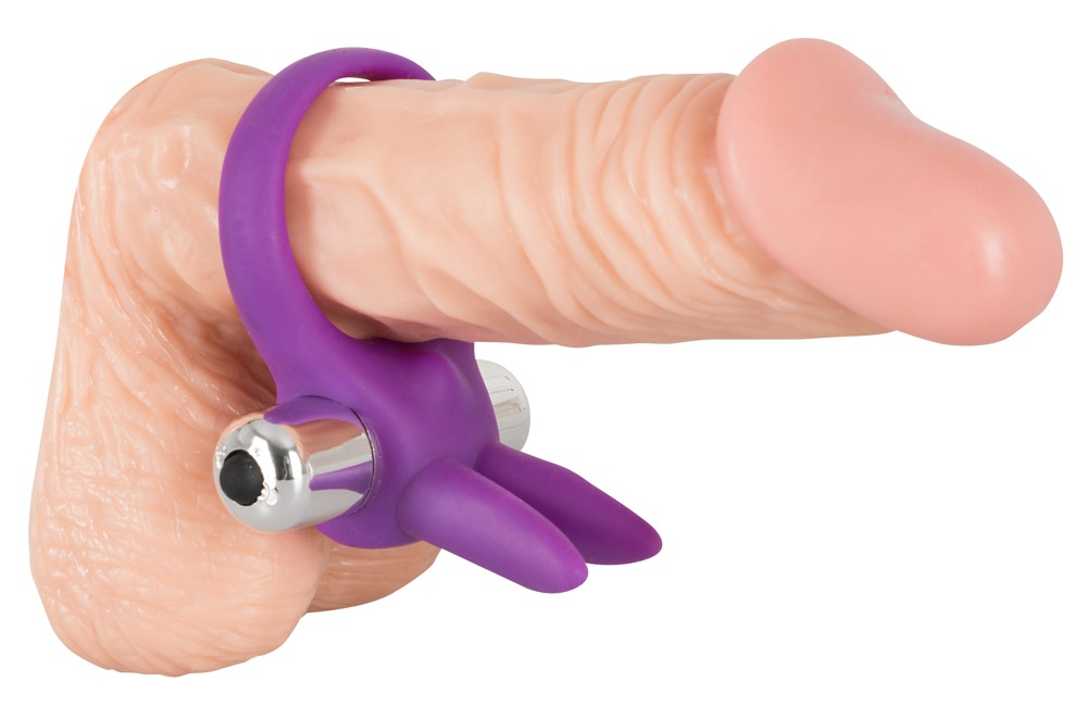 Inel Vibrator Penis Testicule Barbati Sweet Smile Vibrating Cock Ring [5]