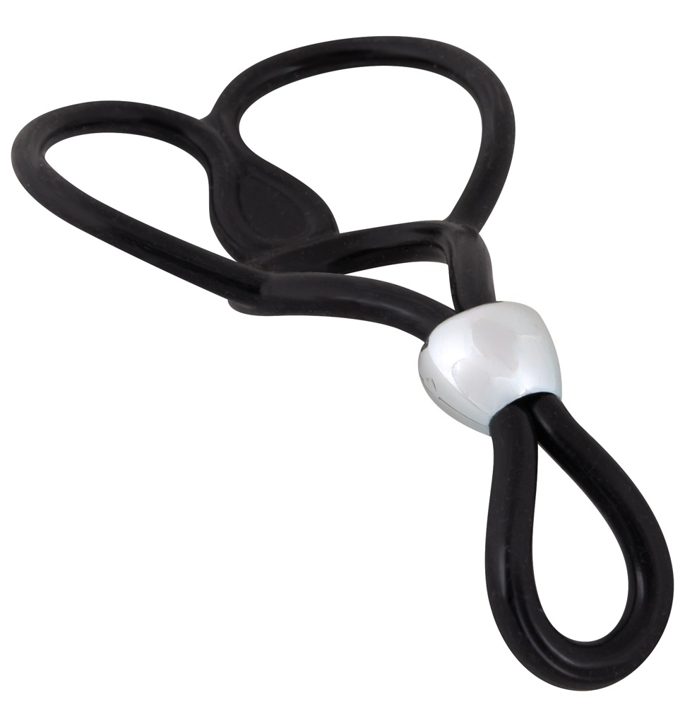 Inel Vibrator Penis Testicule Barbati You2Toys Triple Ball and Cock Ring [4]