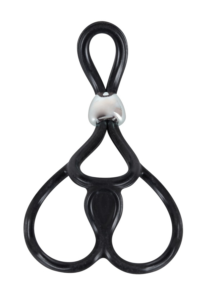 Inel Vibrator Penis Testicule Barbati You2Toys Triple Ball and Cock Ring [2]