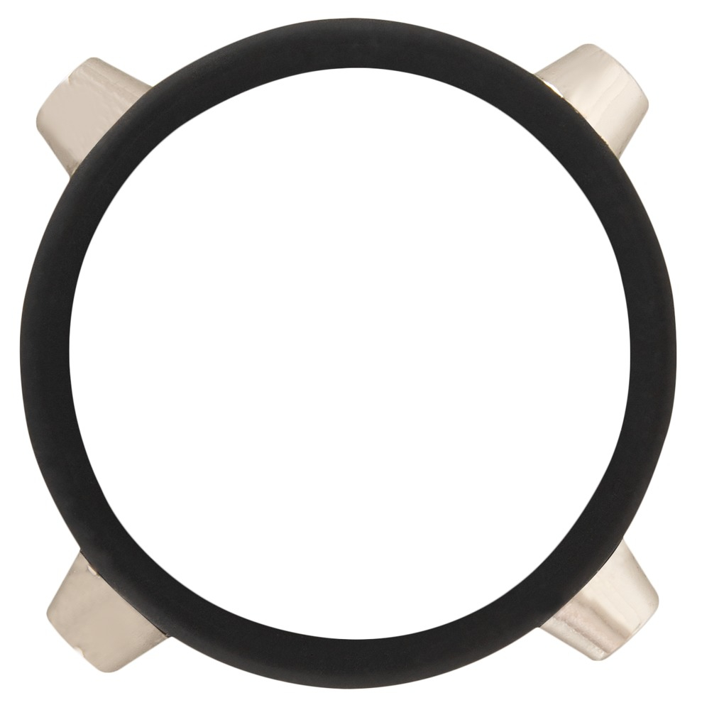 Inel Vibrator Penis Testicule Rebel Cock Ring with Studs [2]