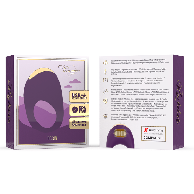 Inel Vibrator Treasure Robin vibrating ring watchme [8]