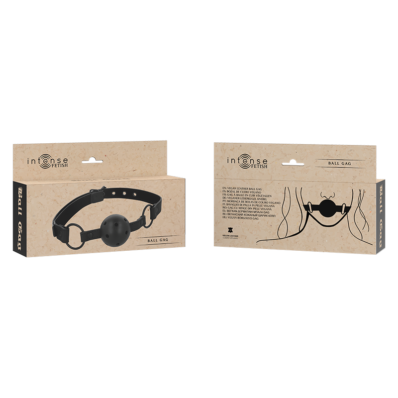 Calus Intense Fetish Vegan Leather Ball Gag [4]