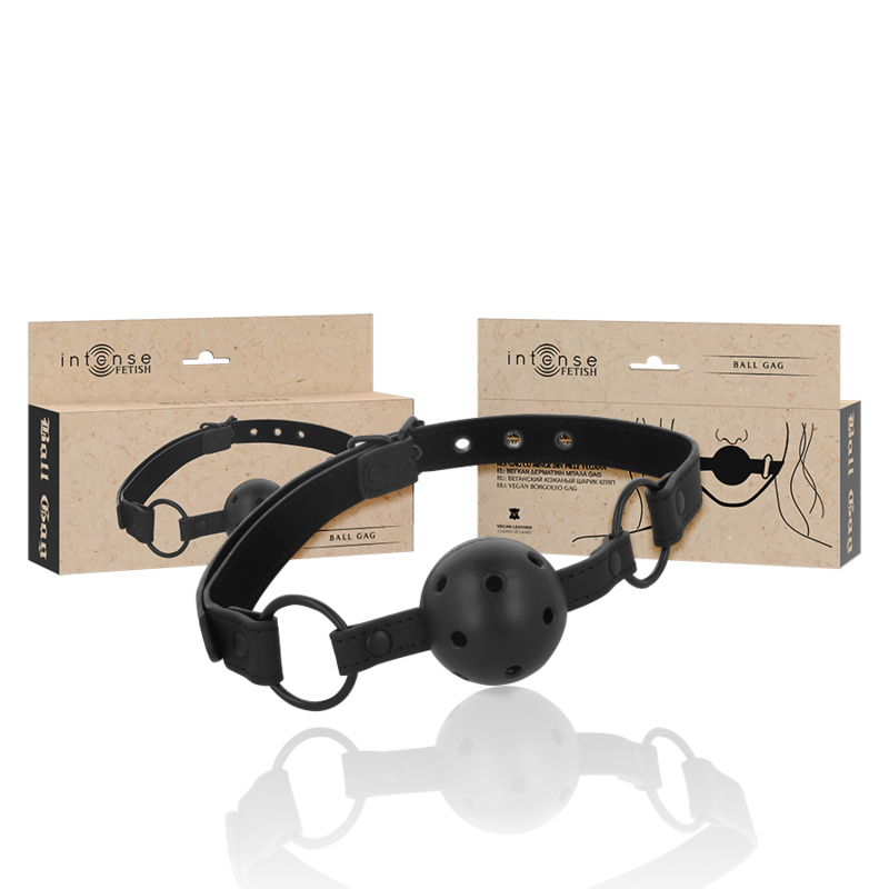 Calus Intense Fetish Vegan Leather Ball Gag [1]