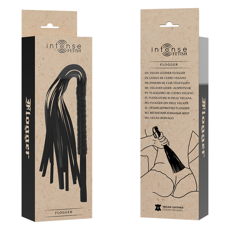 Bici Intense Fetish Vegan Leather Flogger [4]