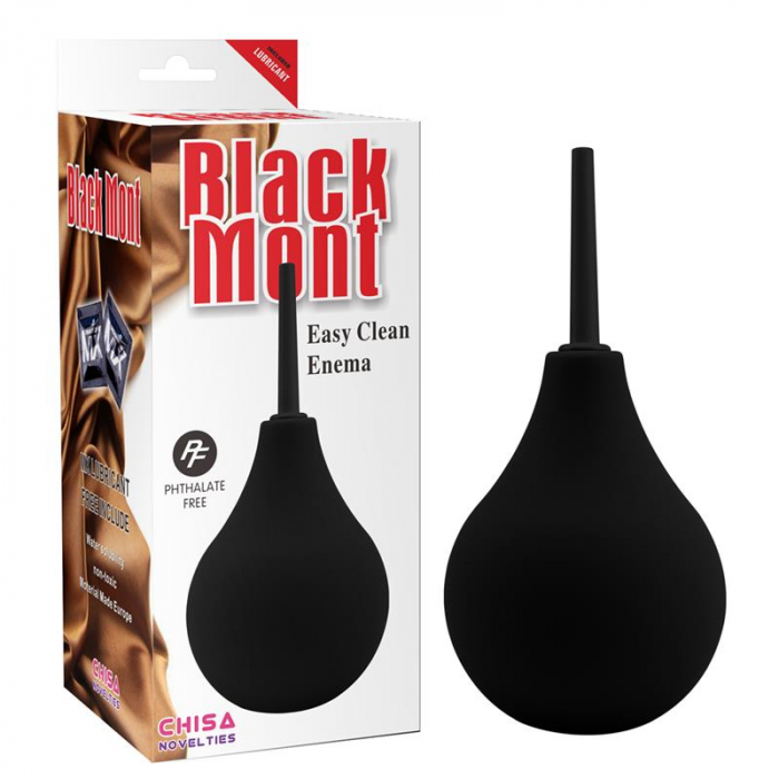 Irigator Clisma Anal Chisa Novelties Duche Easy Clean Black 17 cm [2]