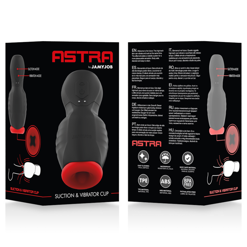 Masturbator Vibratie Jamyjob Astra suction & vibration [4]