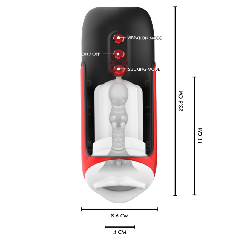 Masturbator Automat Jamyjob Blaze automatic mouth masturbator [7]