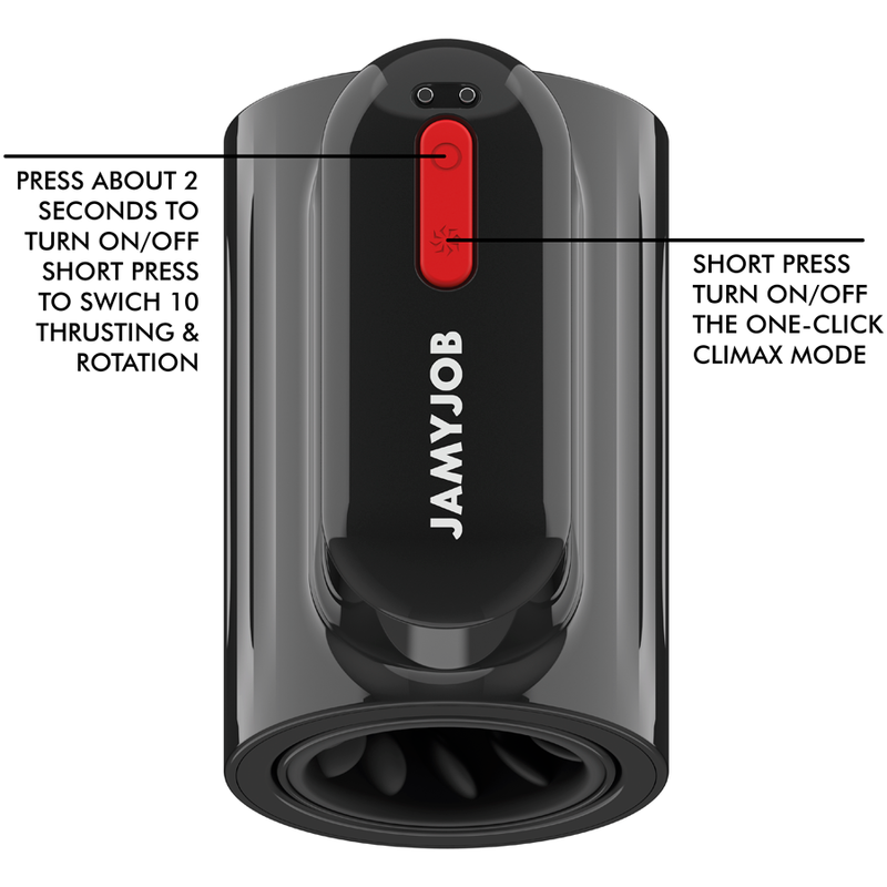 Masturbator Turbo Jamyjob Vortex thrusting and 360 rotate tech turbo mode masturbator [5]