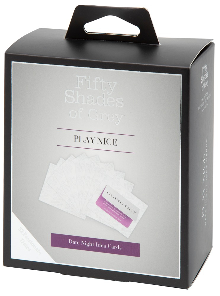 Joc Erotic Cuplu Fifty Shades of Grey Play Nice Date Night Idea Cards [1]