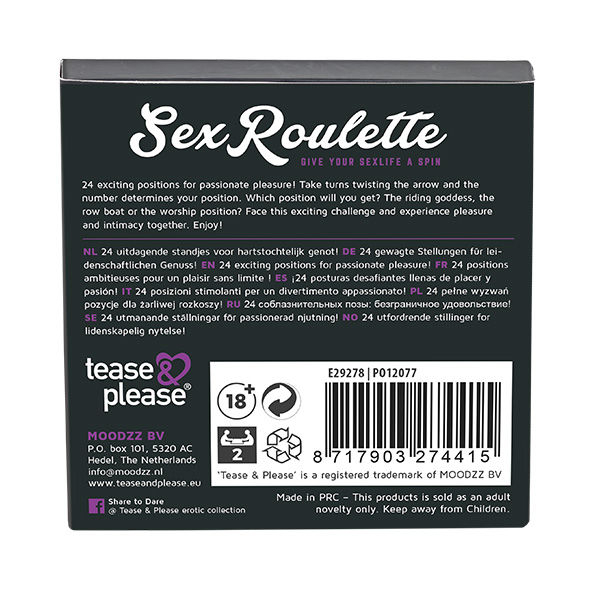 Joc Erotic Tease&Please Sex Roulette Kamasutra [5]