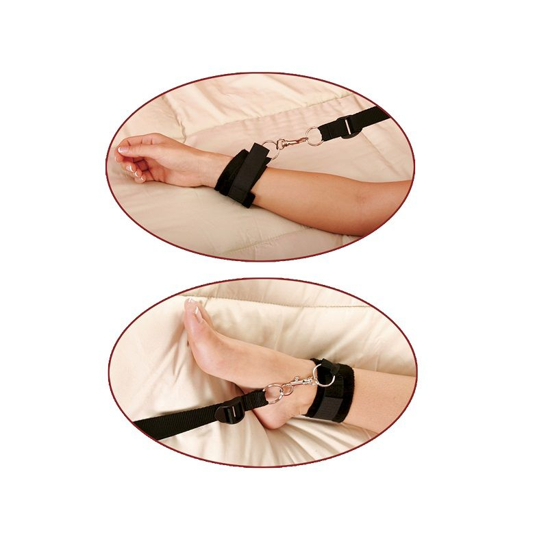 Kit Fixare Pat Cupluri Fetish Fantasy Series - Bed Bindings Restraint Kit [3]