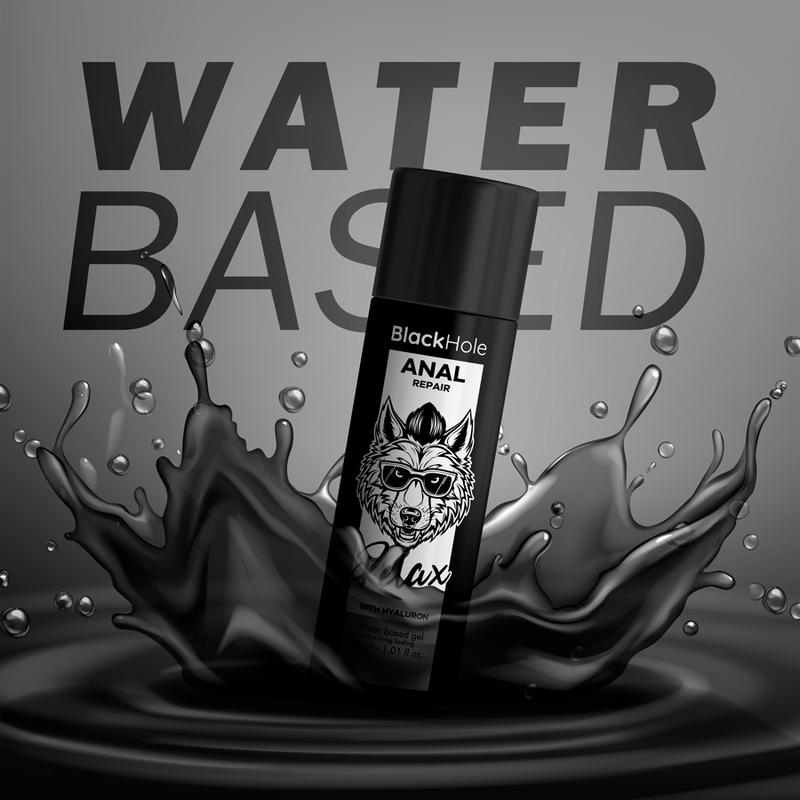 Lubrifiant Anal Black Hole Anal Repair Water Based Relax With Hyaluron 30 ml [6]
