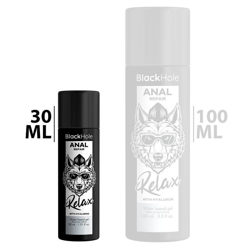 Lubrifiant Anal Black Hole Anal Repair Water Based Relax With Hyaluron 30 ml [2]