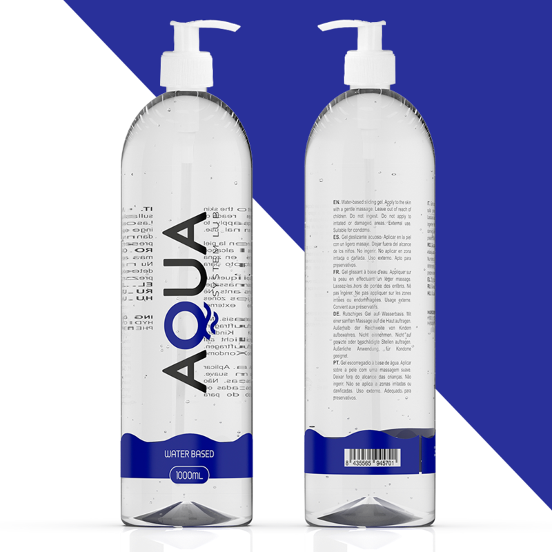 Lubrifiant Baza Apa AQUA Water based lubricant 1000 ml [2]
